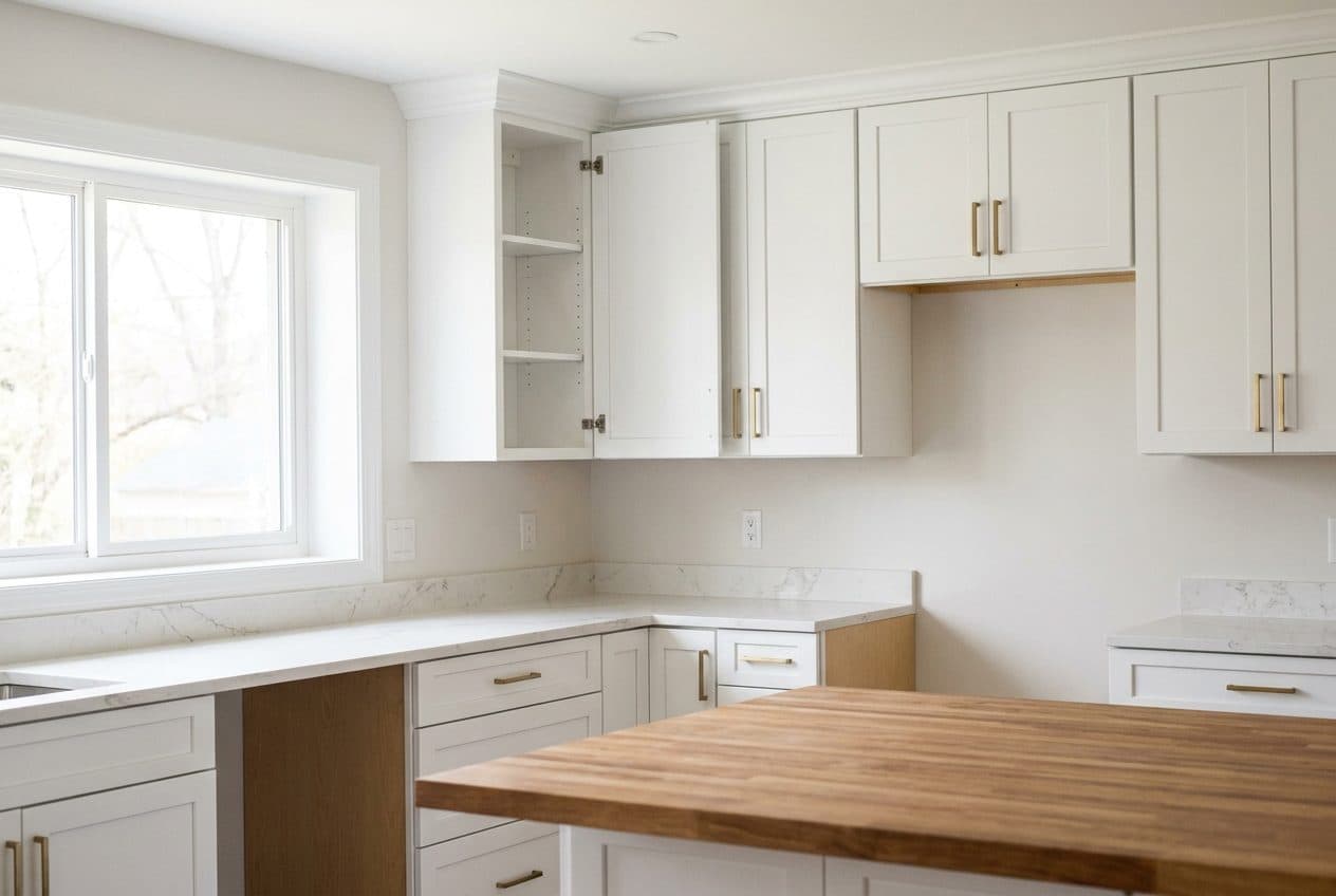 Cabinet Painting & Refinishing service by Luxeline Painters